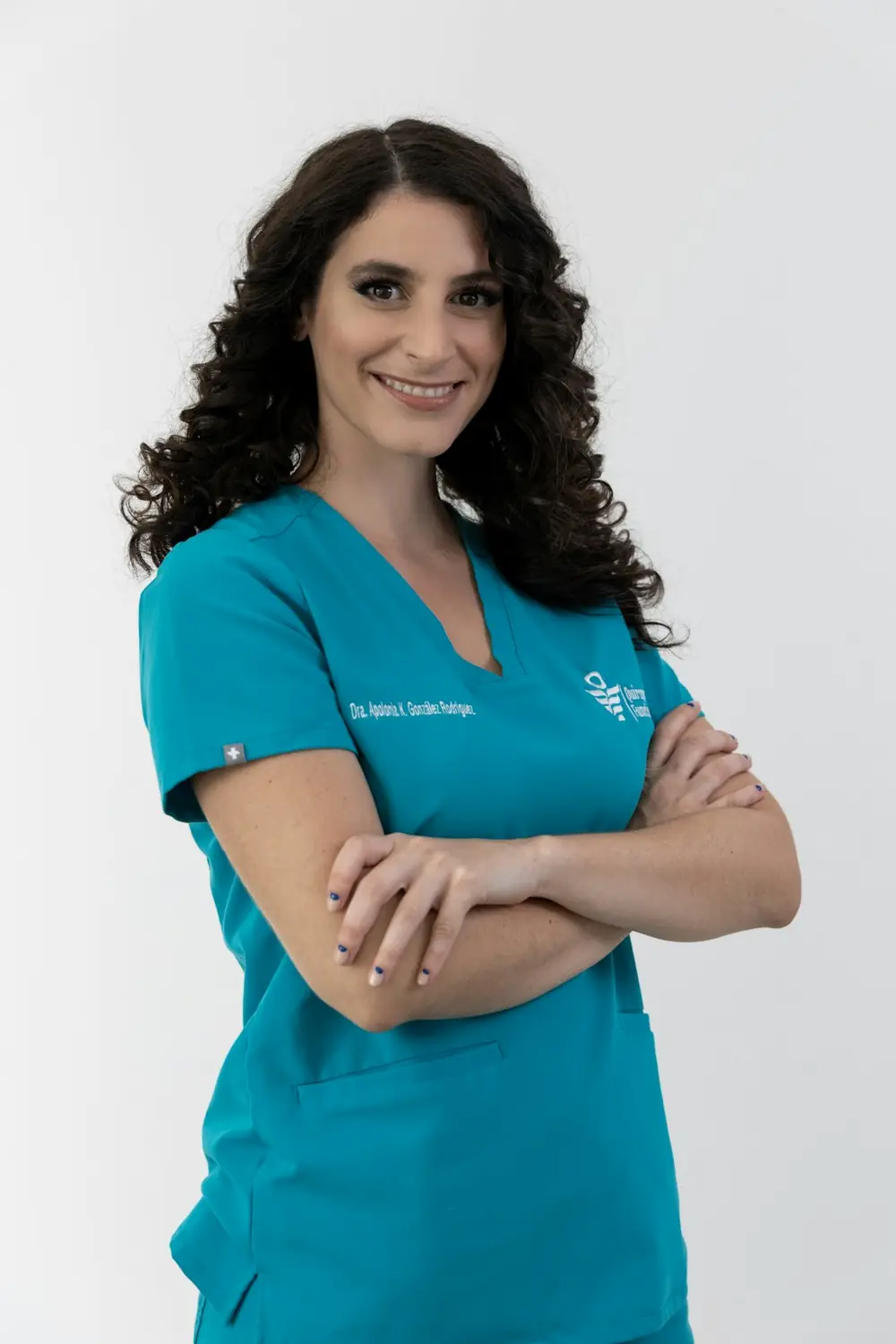 Profesional sanitaria en una consulta